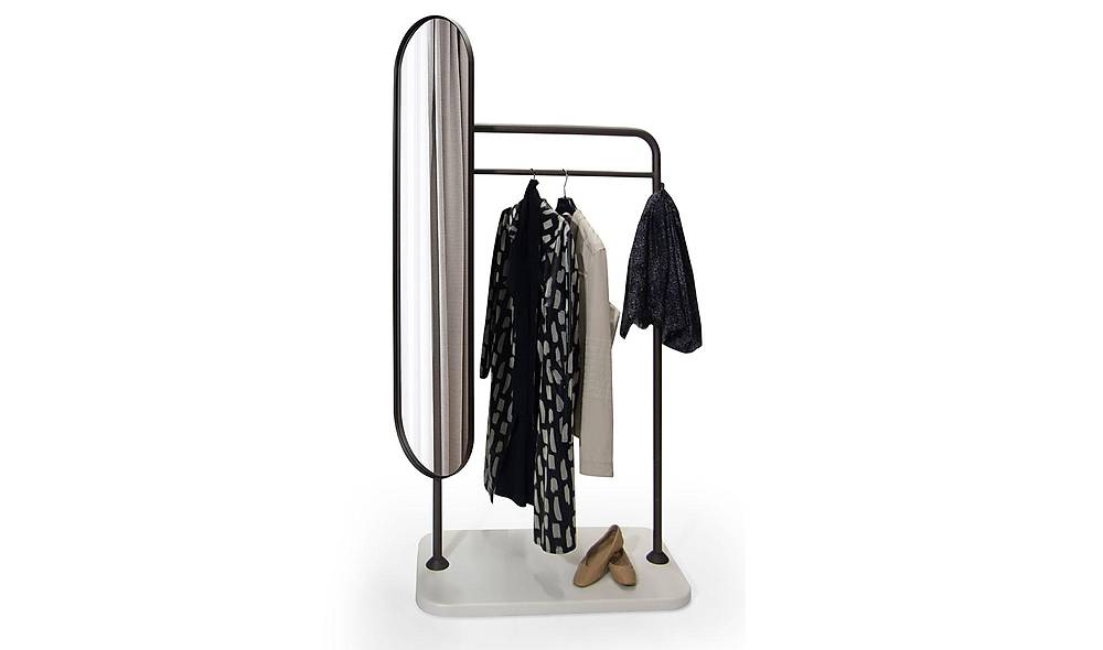 Luzzi Aynalı Askılık Vestiyer Portmanto