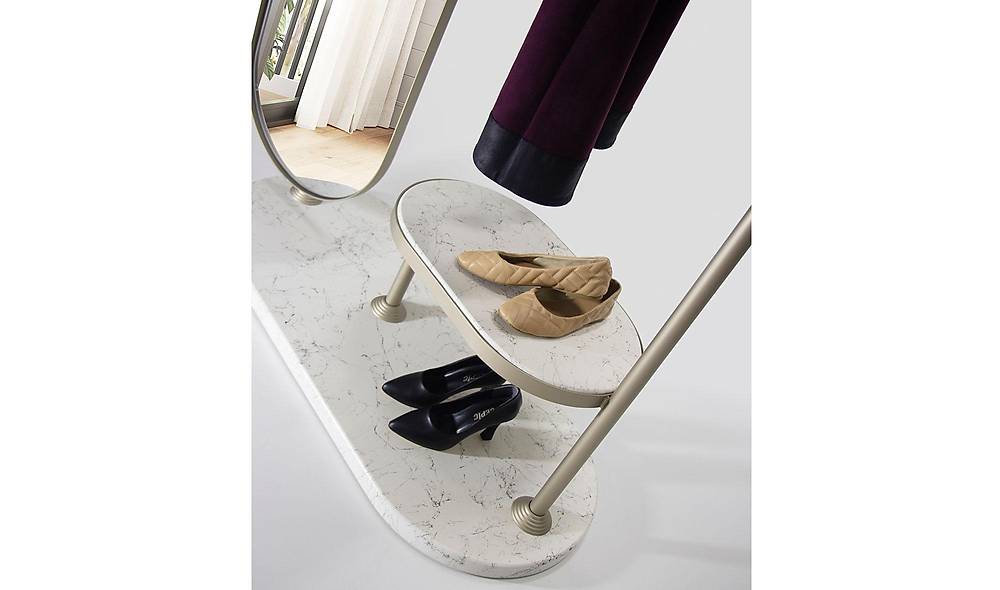 Mirabilis Aynalı Askılık Vestiyer Portmanto