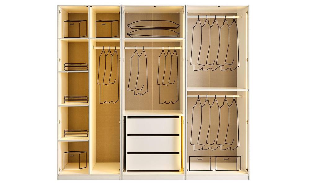 Solit Yatak Odası - 6 Kapılı Yatak Odası