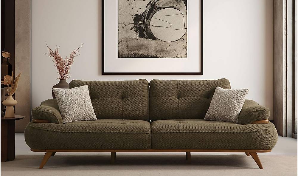 Elizan Koltuk Takımı -  Şönil Keten Koltuk Takımı