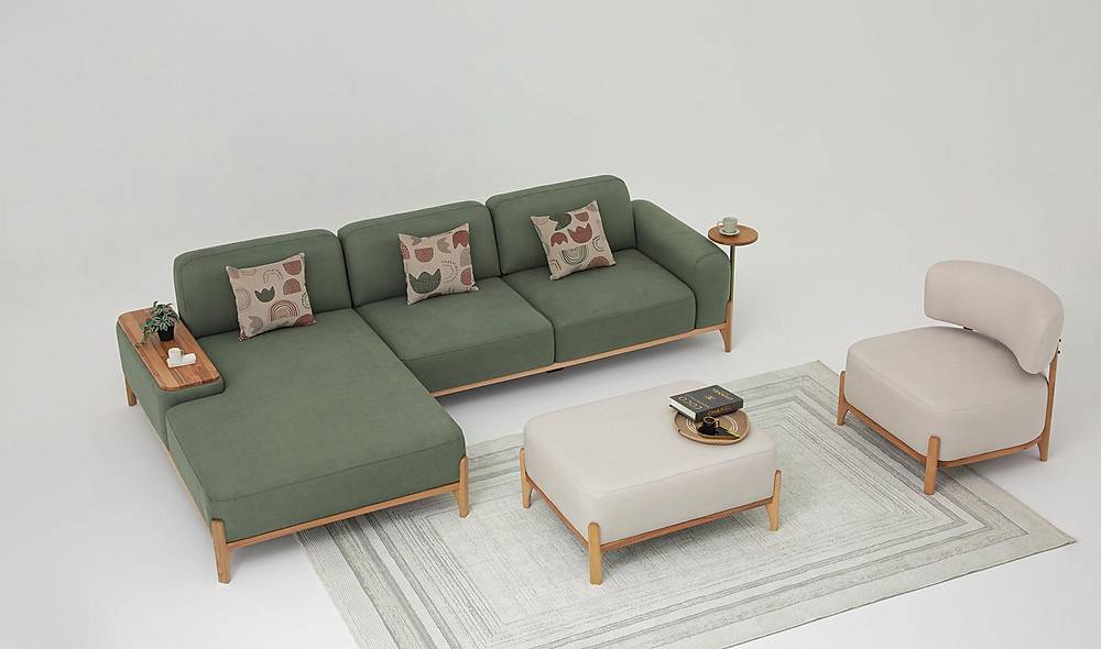 Polka Köşe Takımı Köşe Koltuk