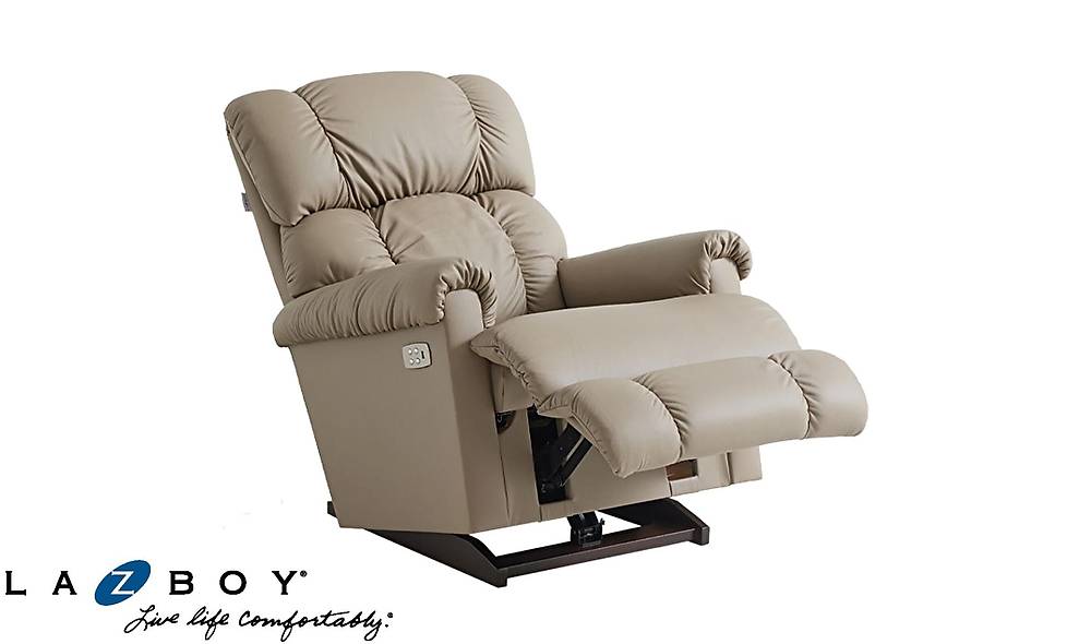 La-Z-Boy Pinnacle Leather Madras Elektrikli Tv Koltuğu - Mushroom Tv & Baba Koltuğu