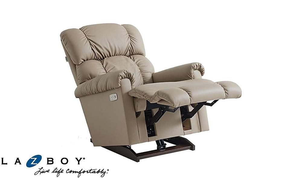 La-Z-Boy Pinnacle Leather Madras Elektrikli Tv Koltuğu - Mushroom Tv & Baba Koltuğu