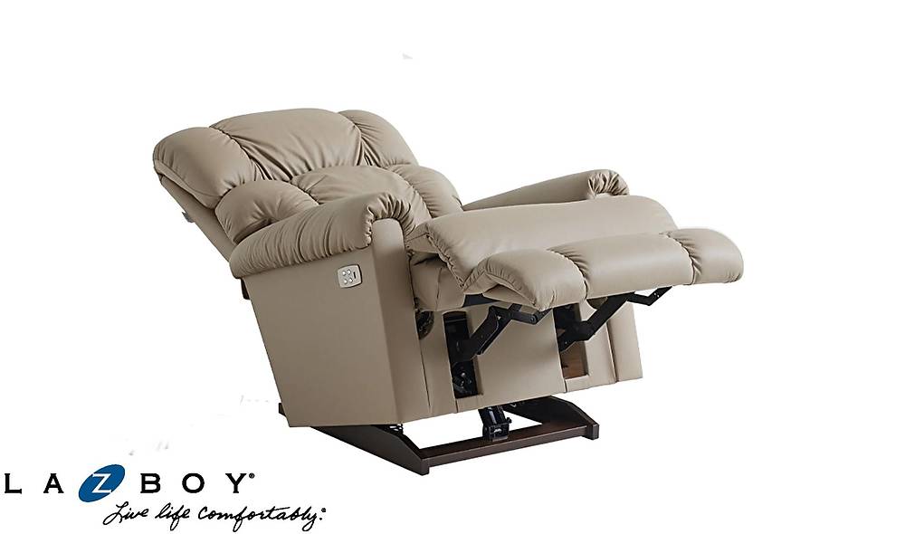 La-Z-Boy Pinnacle Leather Madras Elektrikli Tv Koltuğu - Mushroom Tv & Baba Koltuğu