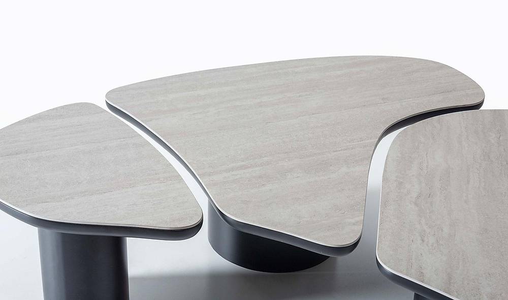 Tigra Porselen Orta Sehpa - Siyah Sehpa ve Aksesuar