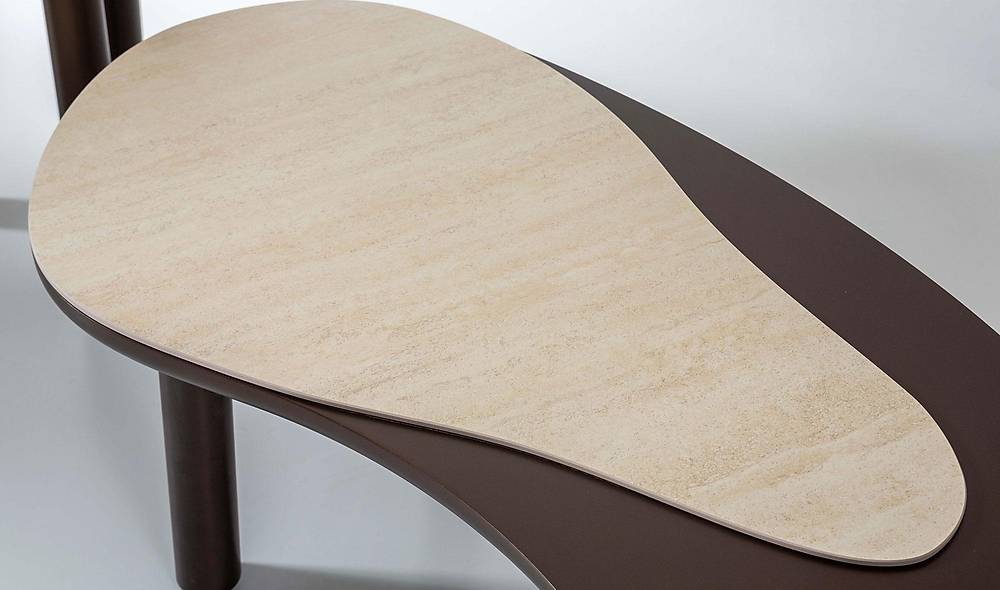 Vittore Orta Sehpa Seti - Bronz Sehpa ve Aksesuar