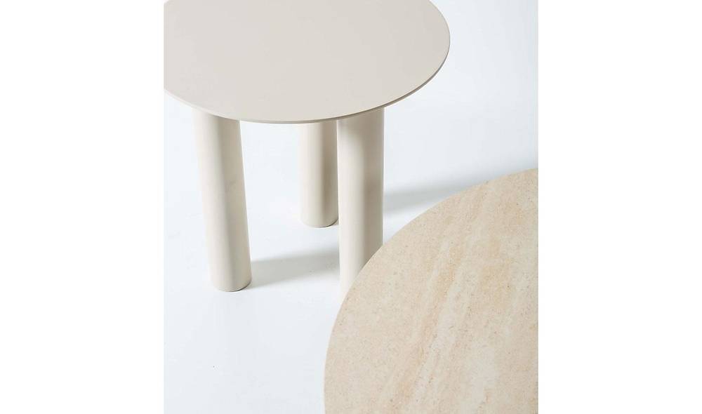 Shadow Orta Sehpa Seti - Krem Sehpa ve Aksesuar