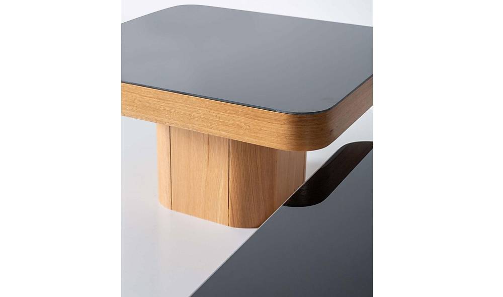 Oliver Orta Sehpa Seti - Meşe Sehpa ve Aksesuar