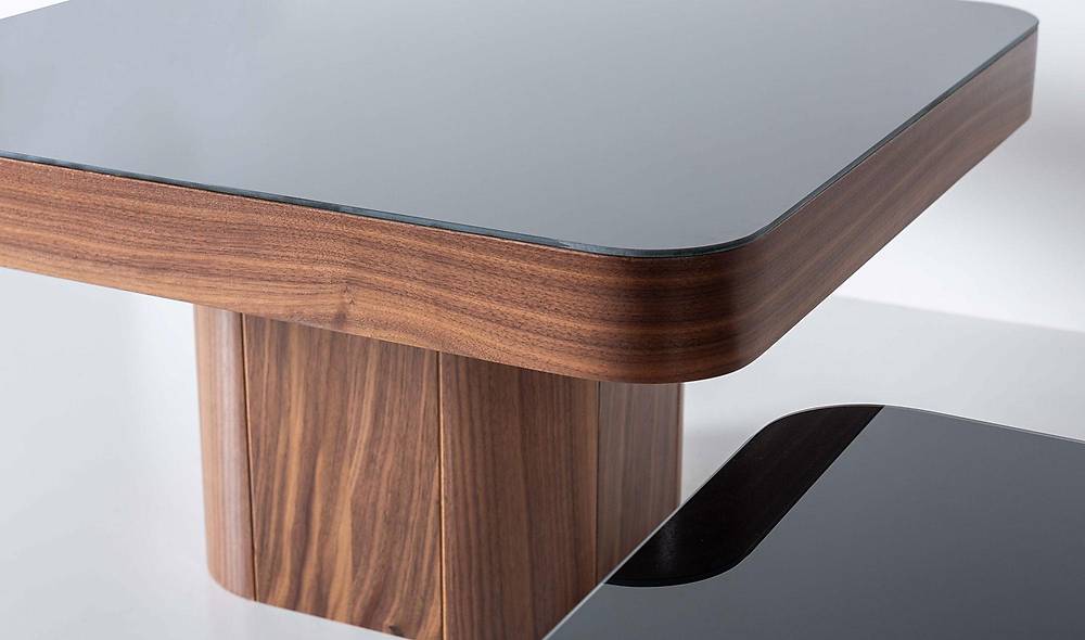 Oliver Orta Sehpa Seti - Ceviz Sehpa ve Aksesuar