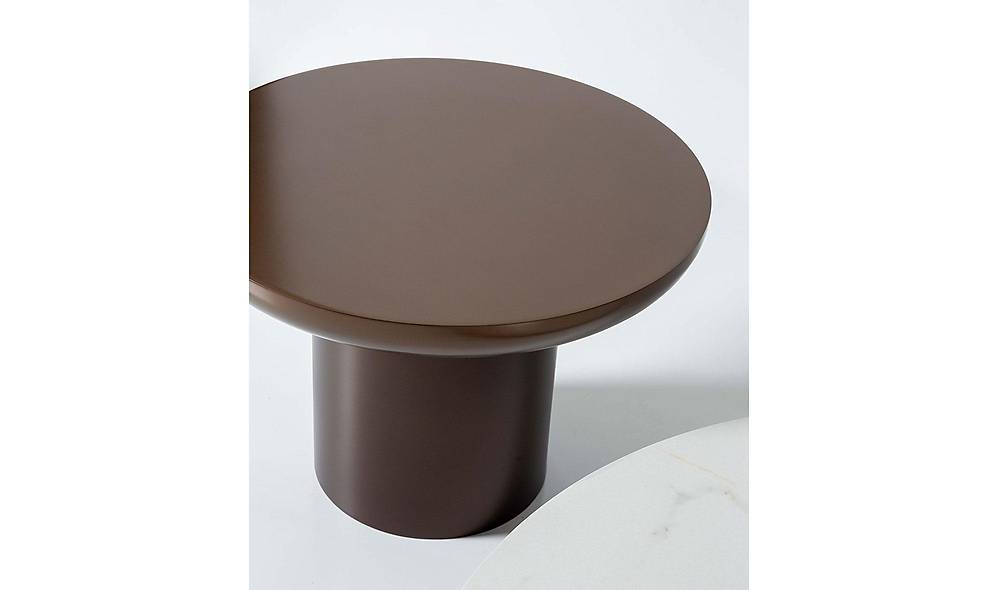 Brandon Orta Sehpa Seti - Bronz Sehpa ve Aksesuar