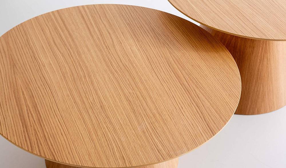 Osaka İkili Sehpa Seti - Meşe Sehpa ve Aksesuar