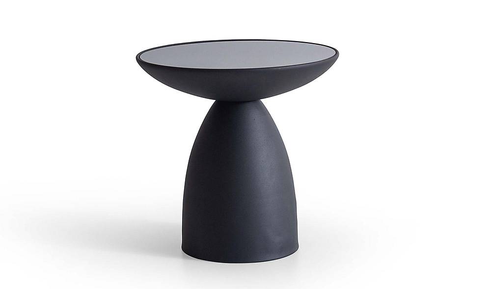 Joy Sehpa Seti - Siyah - Cam Sehpa ve Aksesuar