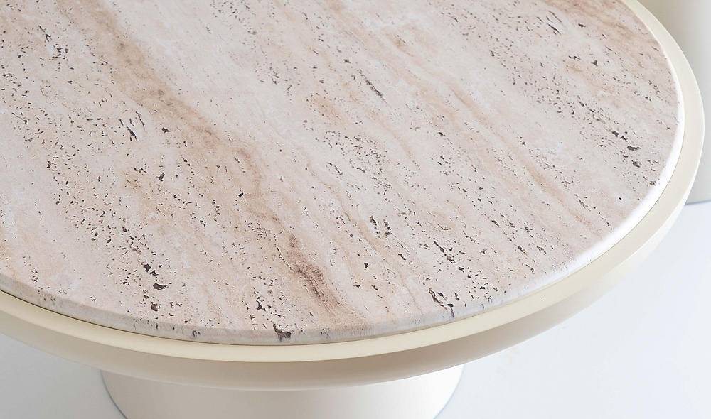 Cubic Sehpa Seti - Plus Krem Sehpa ve Aksesuar