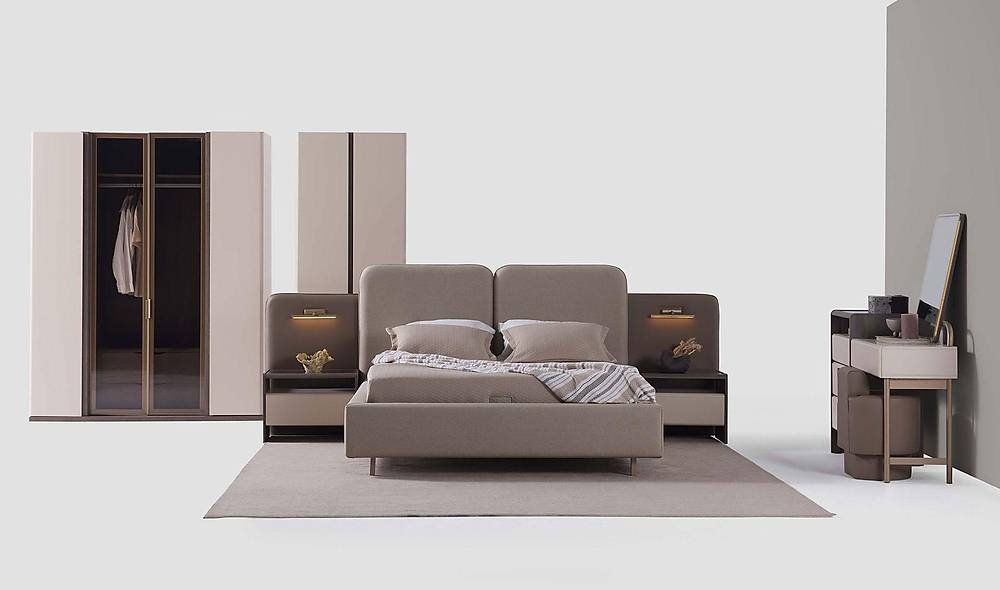 Nigozi Bazalı Yatak Odası Yatak Odası