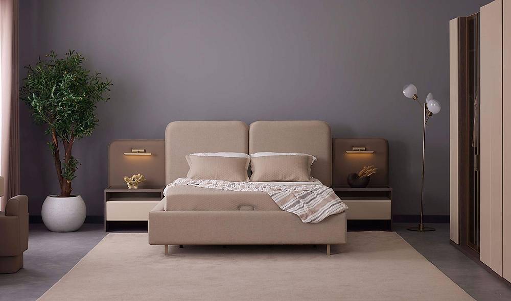 Nigozi Bazalı Yatak Odası Yatak Odası