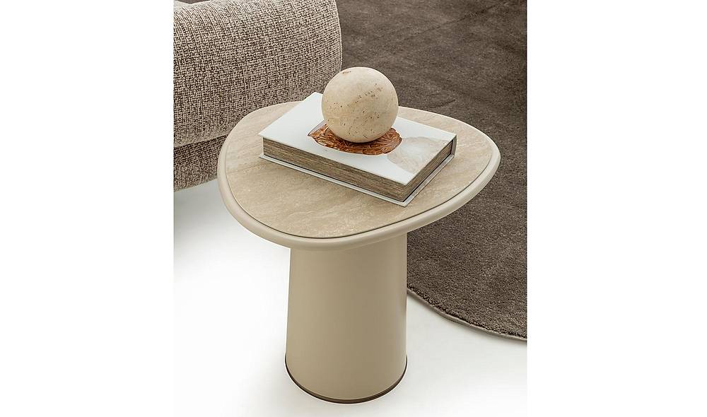 Sardunya Yan Sehpa - Oval Sehpa ve Aksesuar