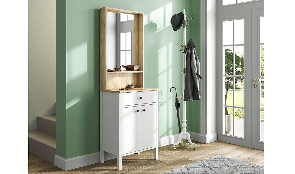 Ailso Portmanto - Çekmeceli Vestiyer Portmanto