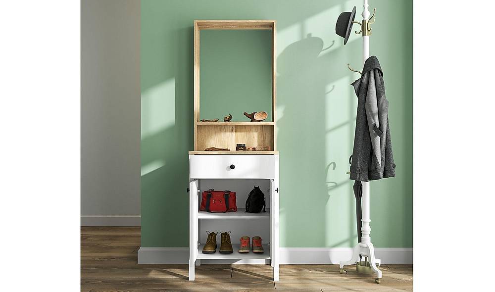 Ailso Portmanto - Çekmeceli Vestiyer Portmanto