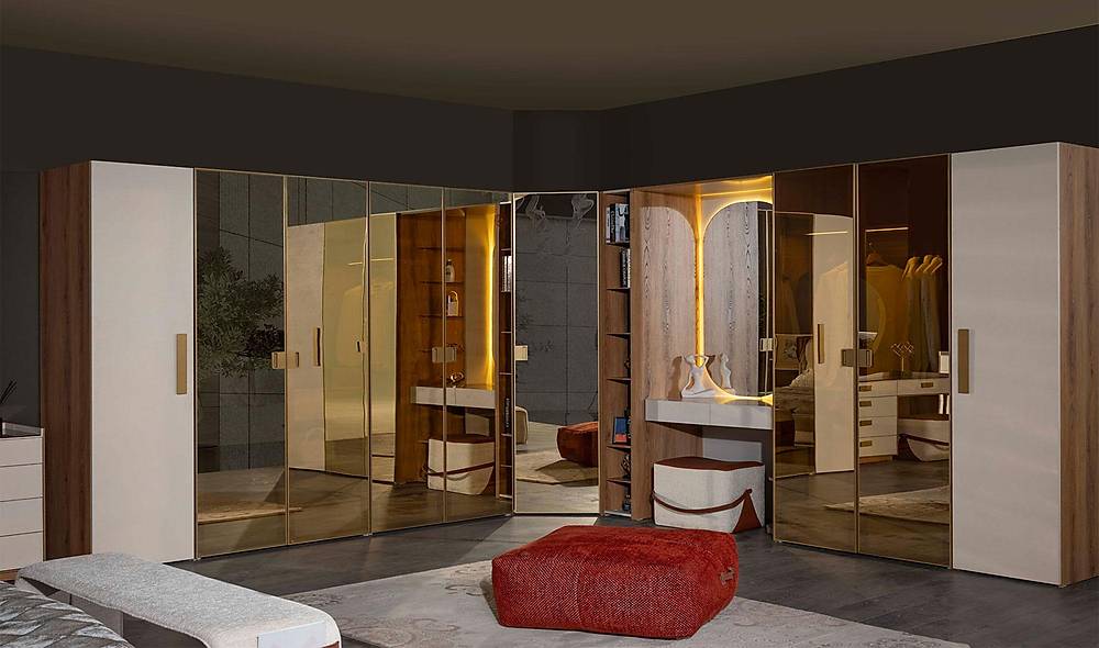 Napoli Gardrop - Köşe Dolaplı Köşe Dolap