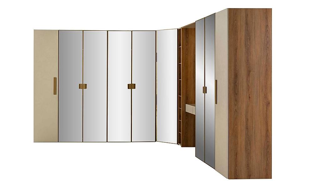 Napoli Gardrop - Köşe Dolaplı Köşe Dolap