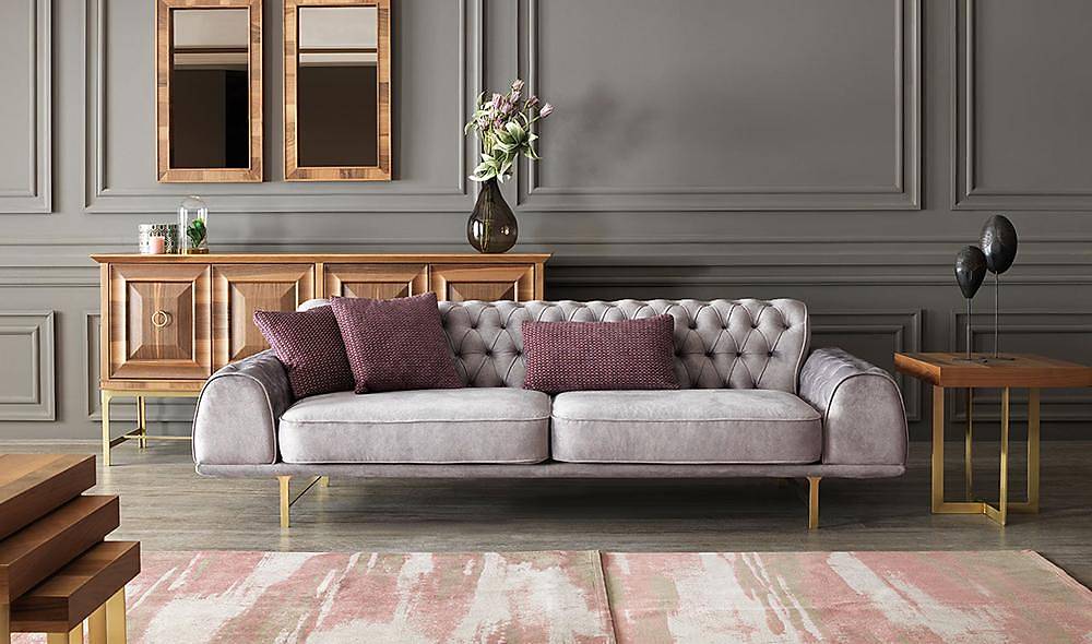 Lusso Gold Salon Takımı Koltuk Takımı