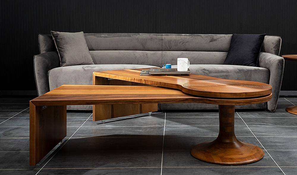 Key Ahşap Orta Sehpa Sehpa ve Aksesuar