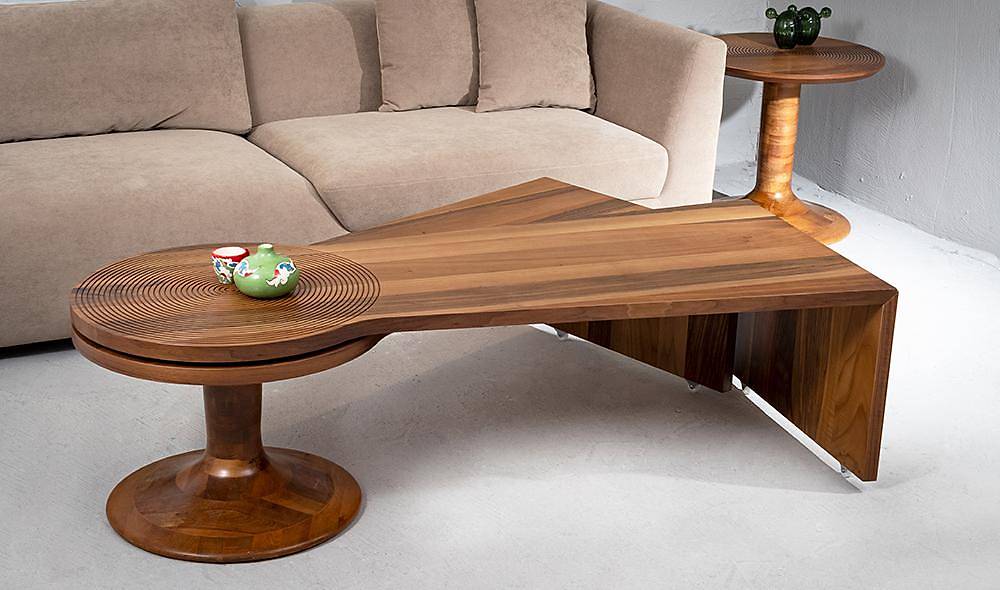 Key Ahşap Orta Sehpa Sehpa ve Aksesuar