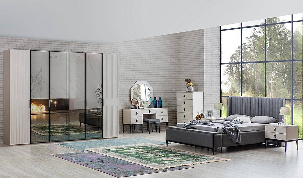 Milenyum 6 Kapılı Bazalı Yatak Odası Yatak Odası