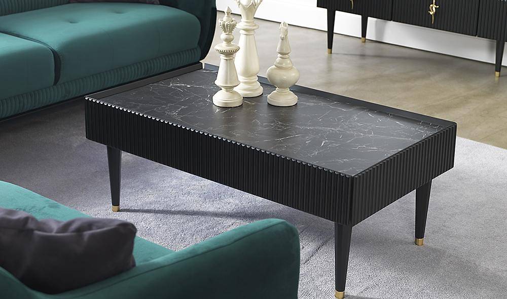 Esinti Gri Mekanizmalı Köşe Takımı Köşe Koltuk