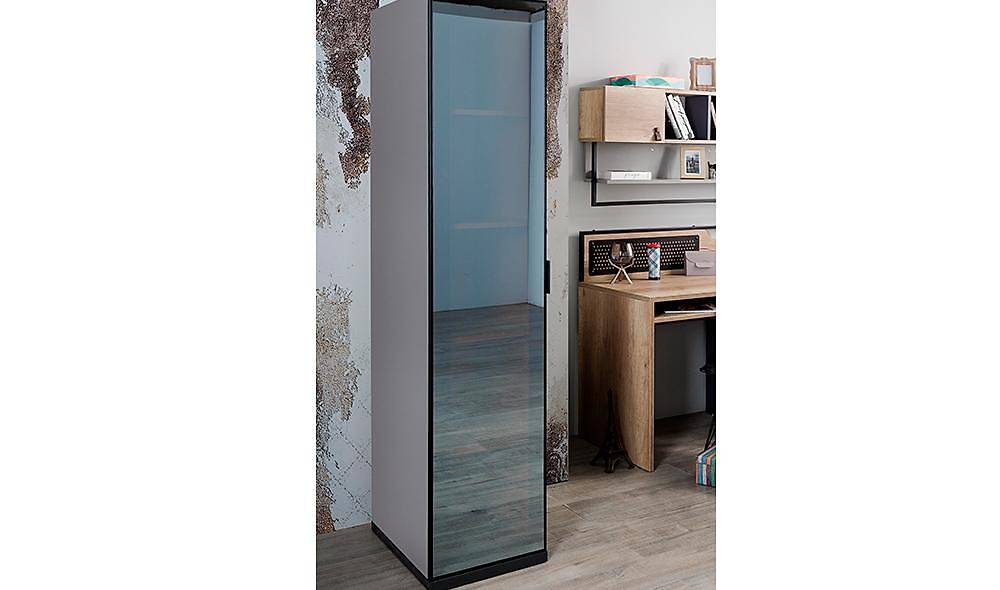 Lofter Köşe Gardolap Kapaklı Gardırop