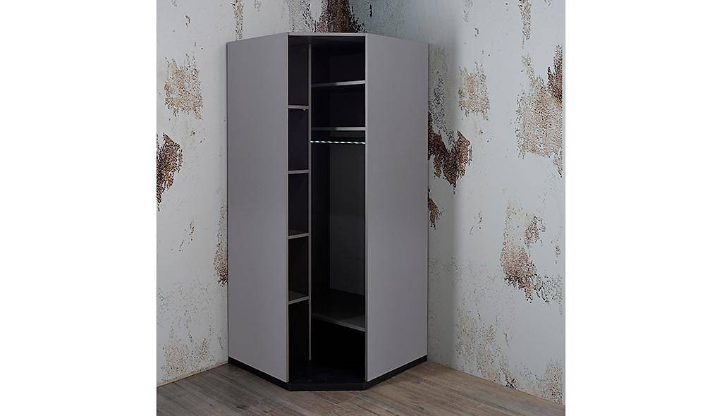 Lofter Köşe Gardolap Kapaklı Gardırop