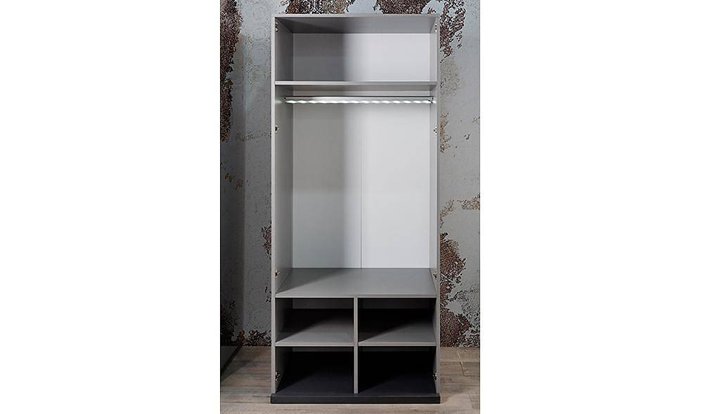 Lofter Köşe Gardolap Kapaklı Gardırop