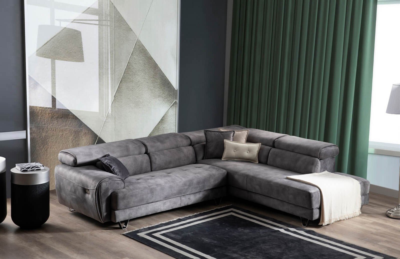 Cesarix Köşe Takımı Motorlu Köşe Koltuk