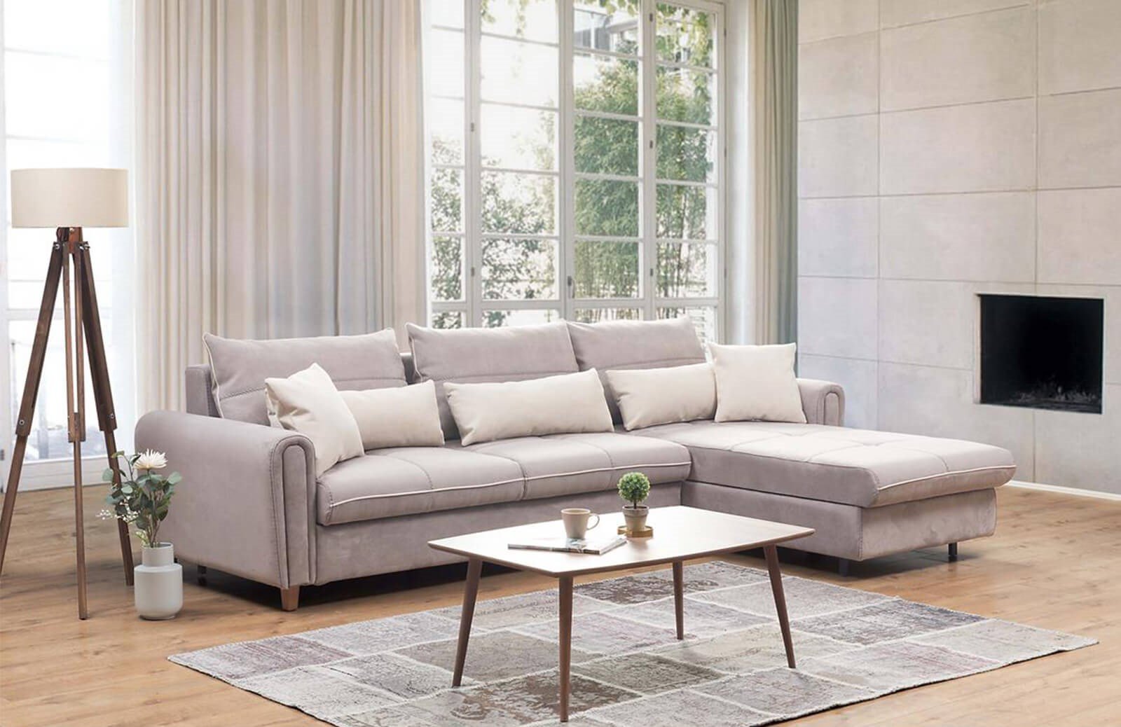 Saanvi Köşe Takımı Köşe Koltuk