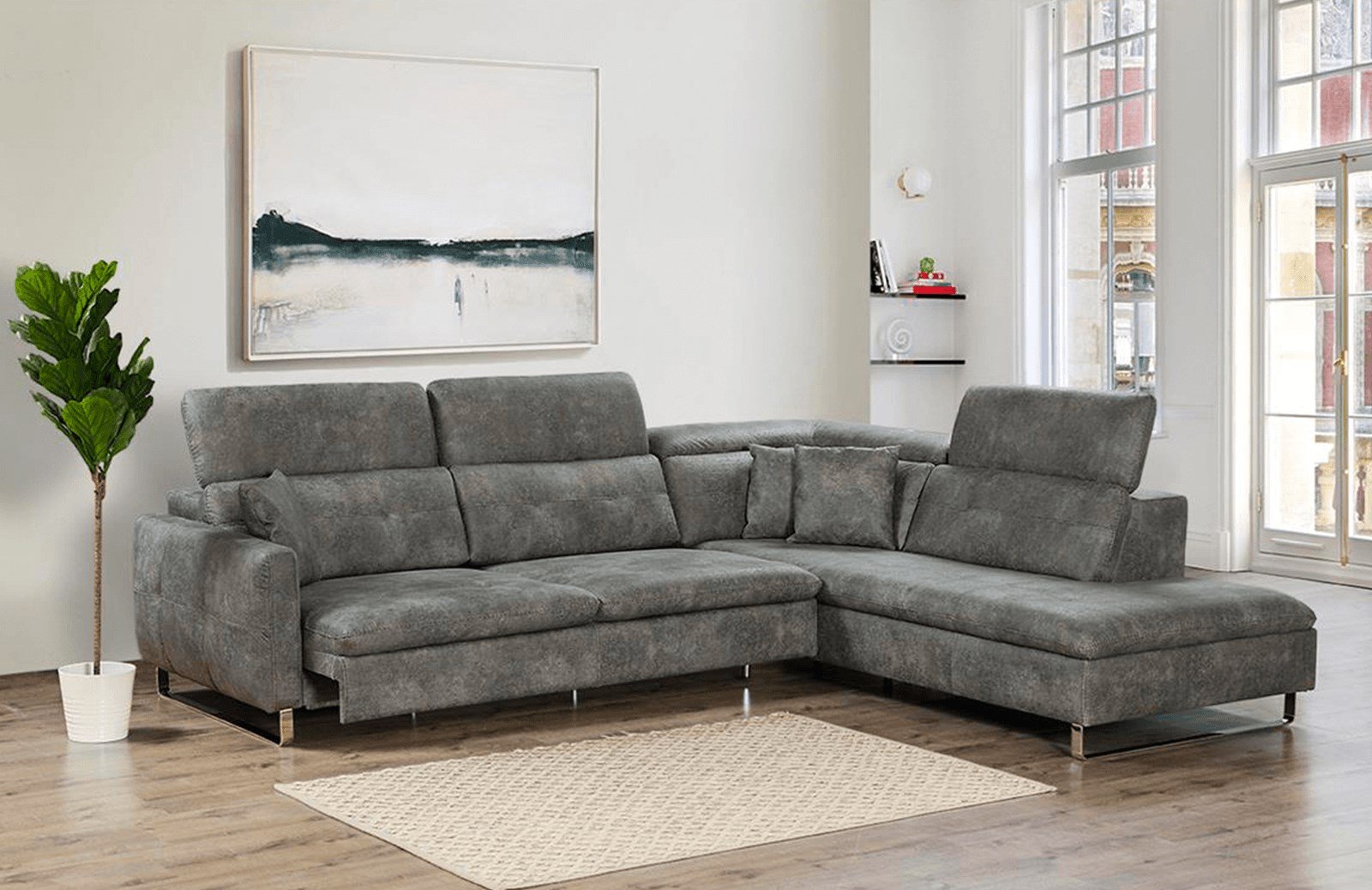 Quinn Köşe Takımı Şezlonglu Köşe Koltuk