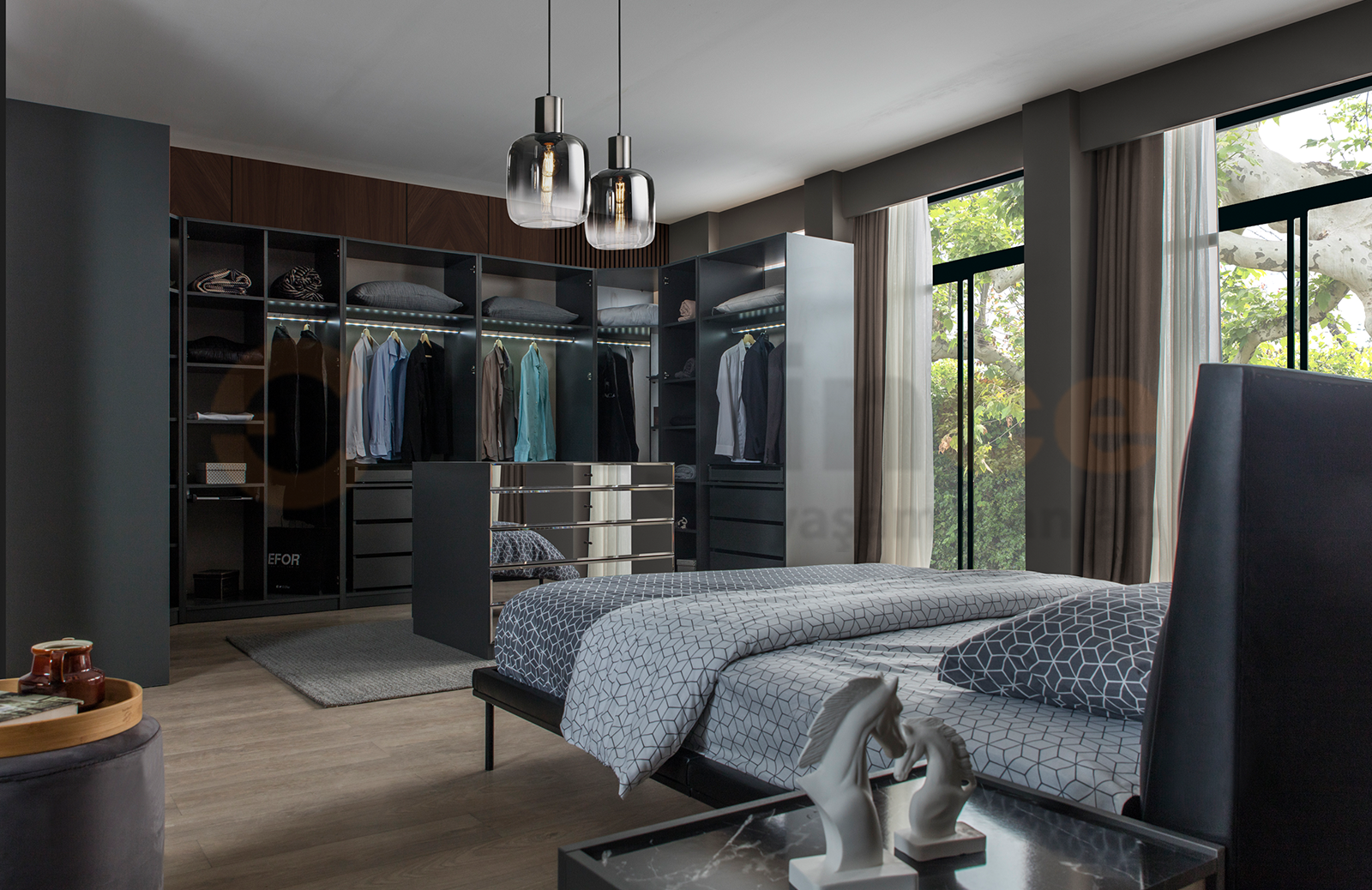 Daisi Giyinme Odası Takımı Yatak Odası