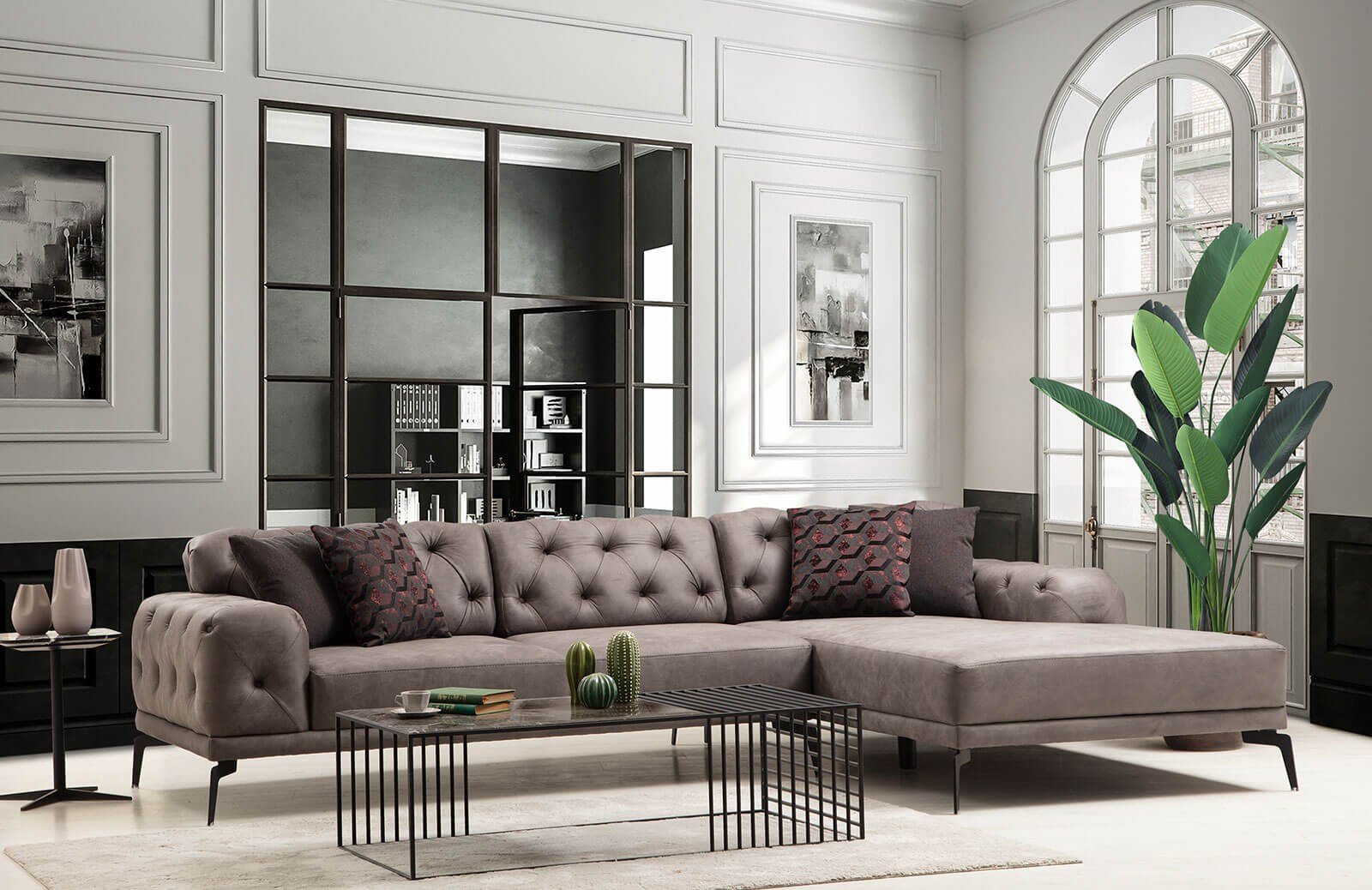 Fredrik Köşe Takımı Köşe Koltuk