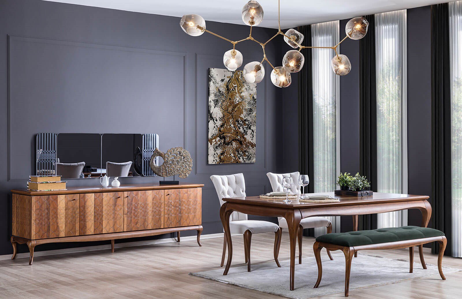 Barok Yemek Odası Takımı Yemek Odası