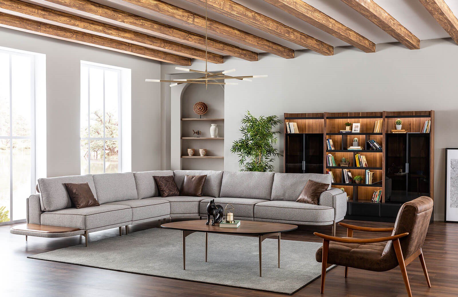 Purpura Köşe Takımı Köşe Koltuk