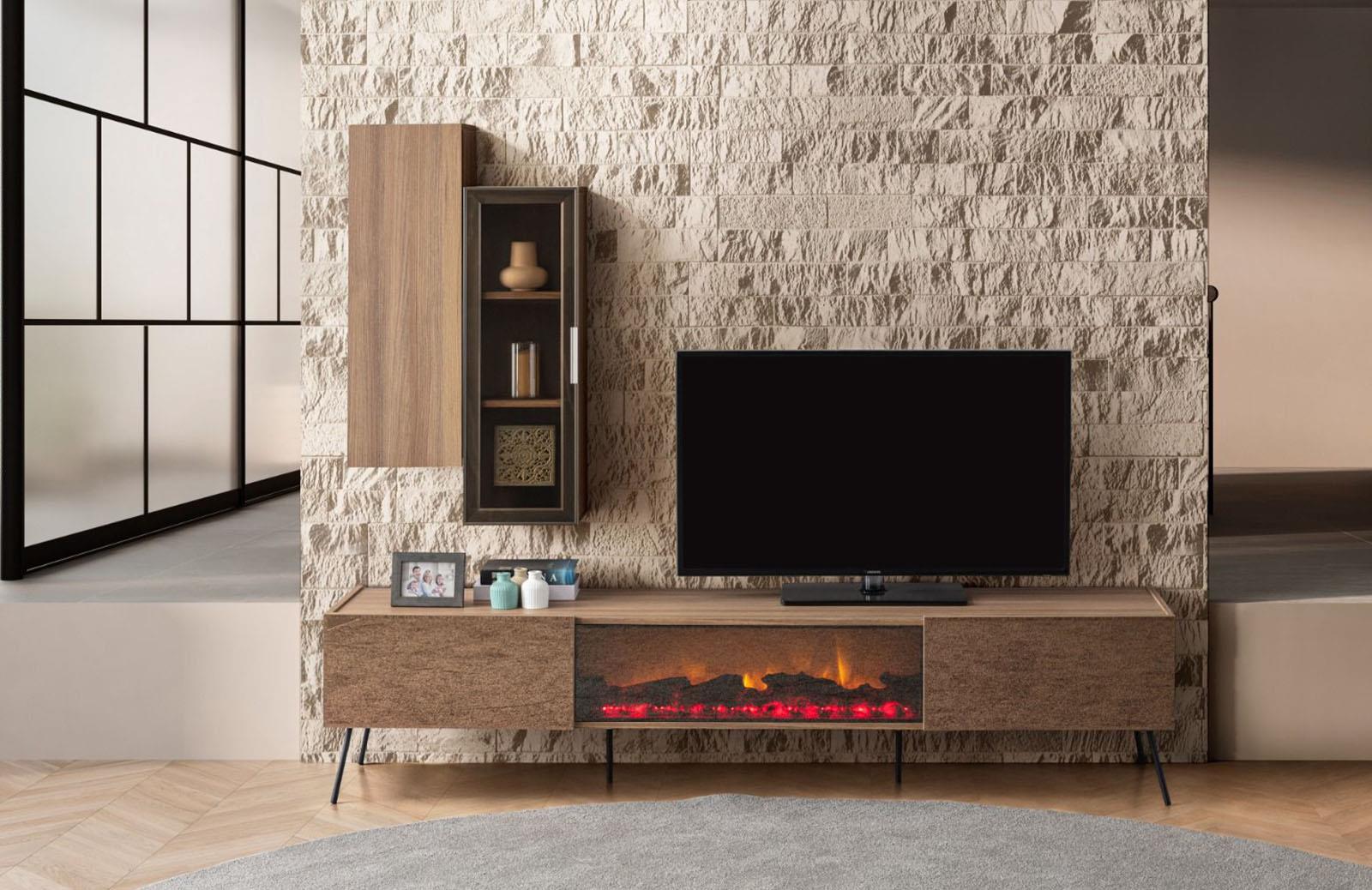 Daisi Tv Ünitesi Ceviz TV Ünitesi