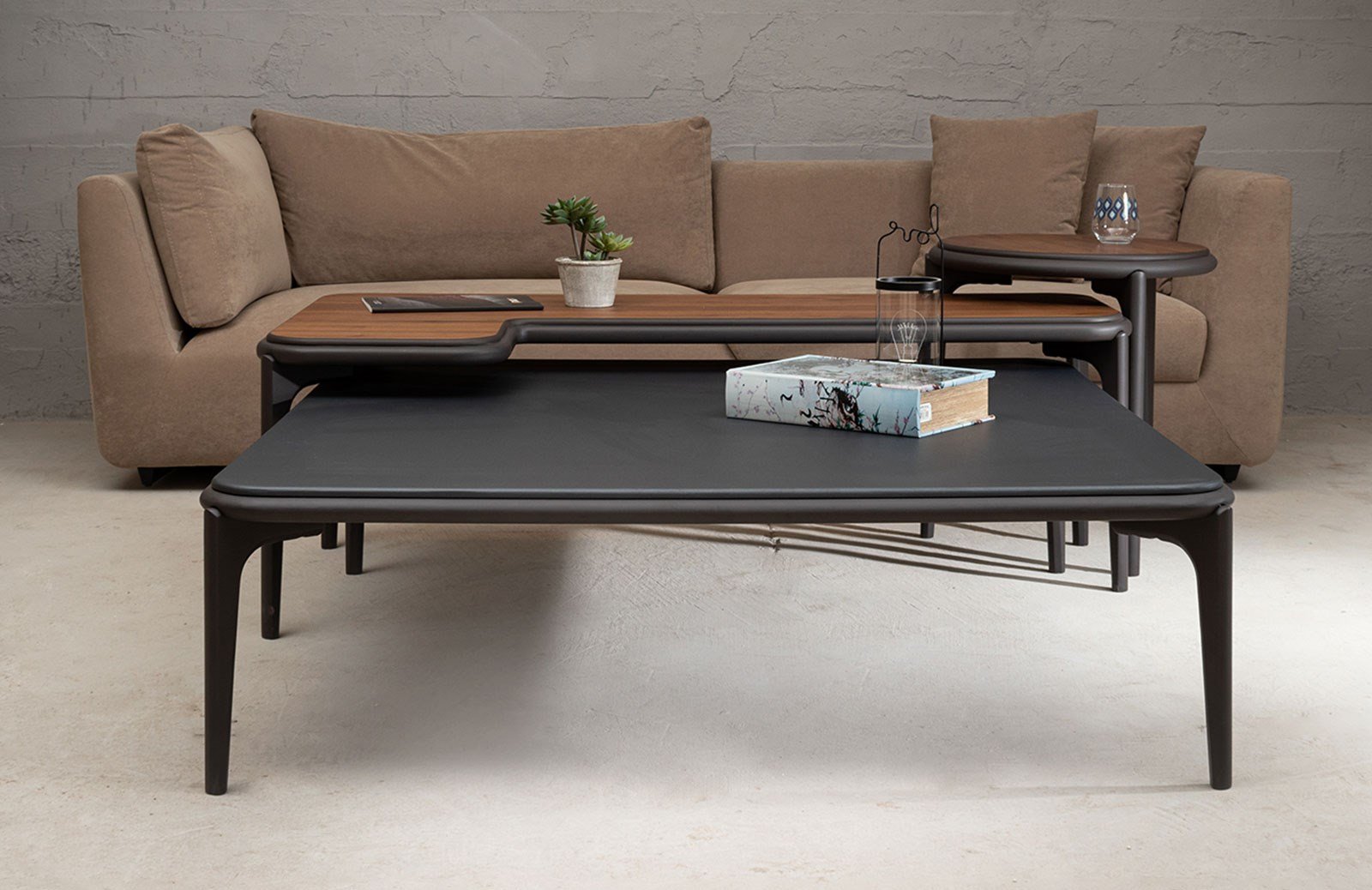 Antrasit Orta Sehpa Seti ENGC-TG-5706 Sehpa ve Aksesuar