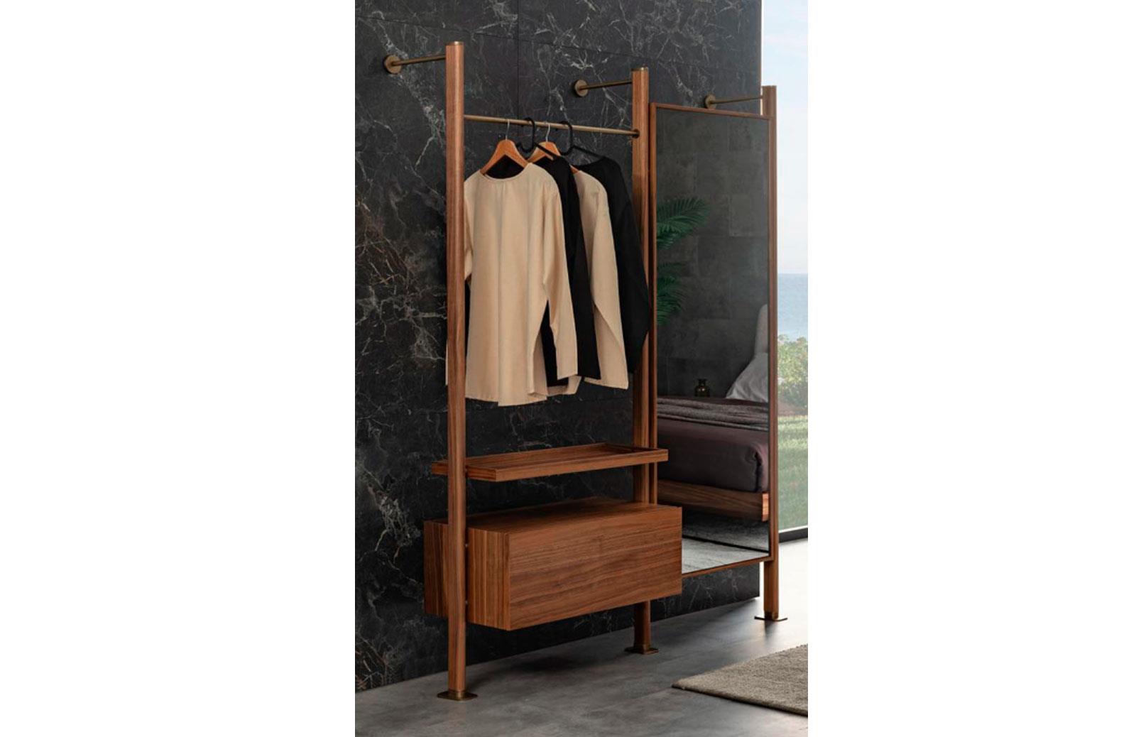 Mujica Boy Aynası ve Askılık Modülü Yatak Odası