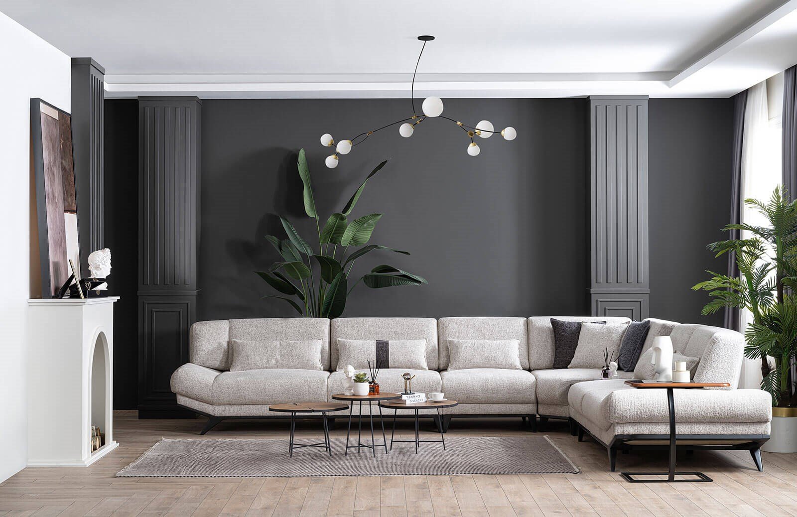 Ardita Köşe Takımı Black Köşe Koltuk