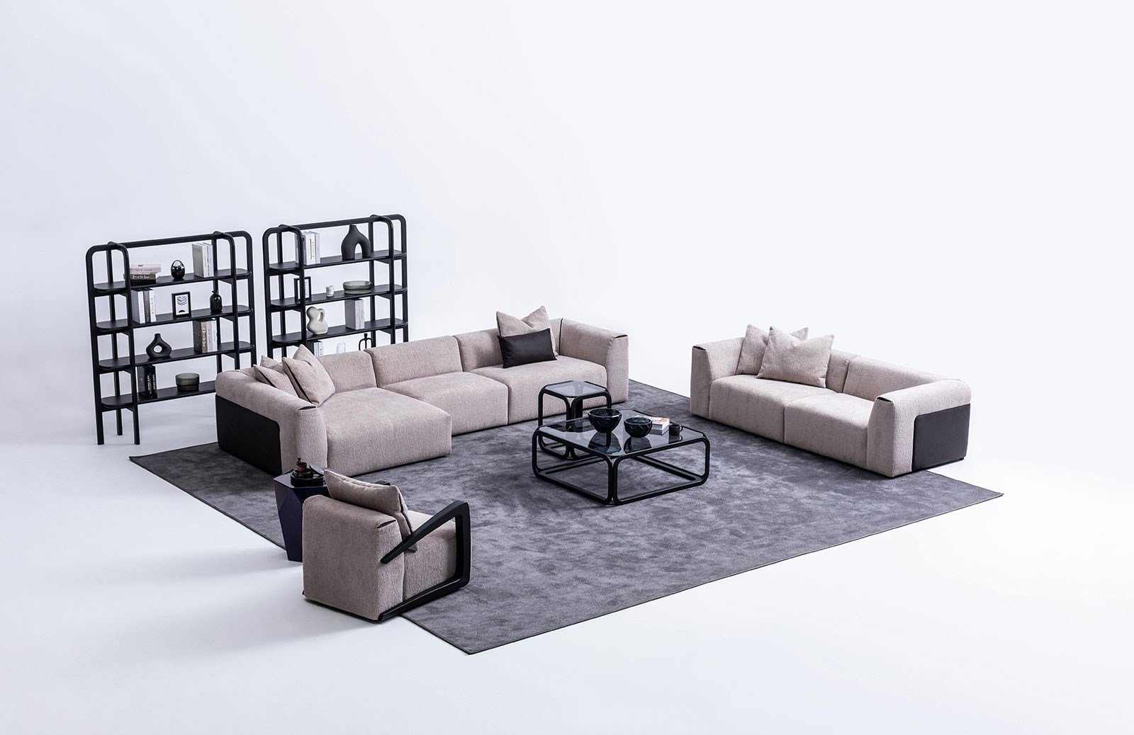 Coretta Köşe Koltuk Takımı Köşe Koltuk