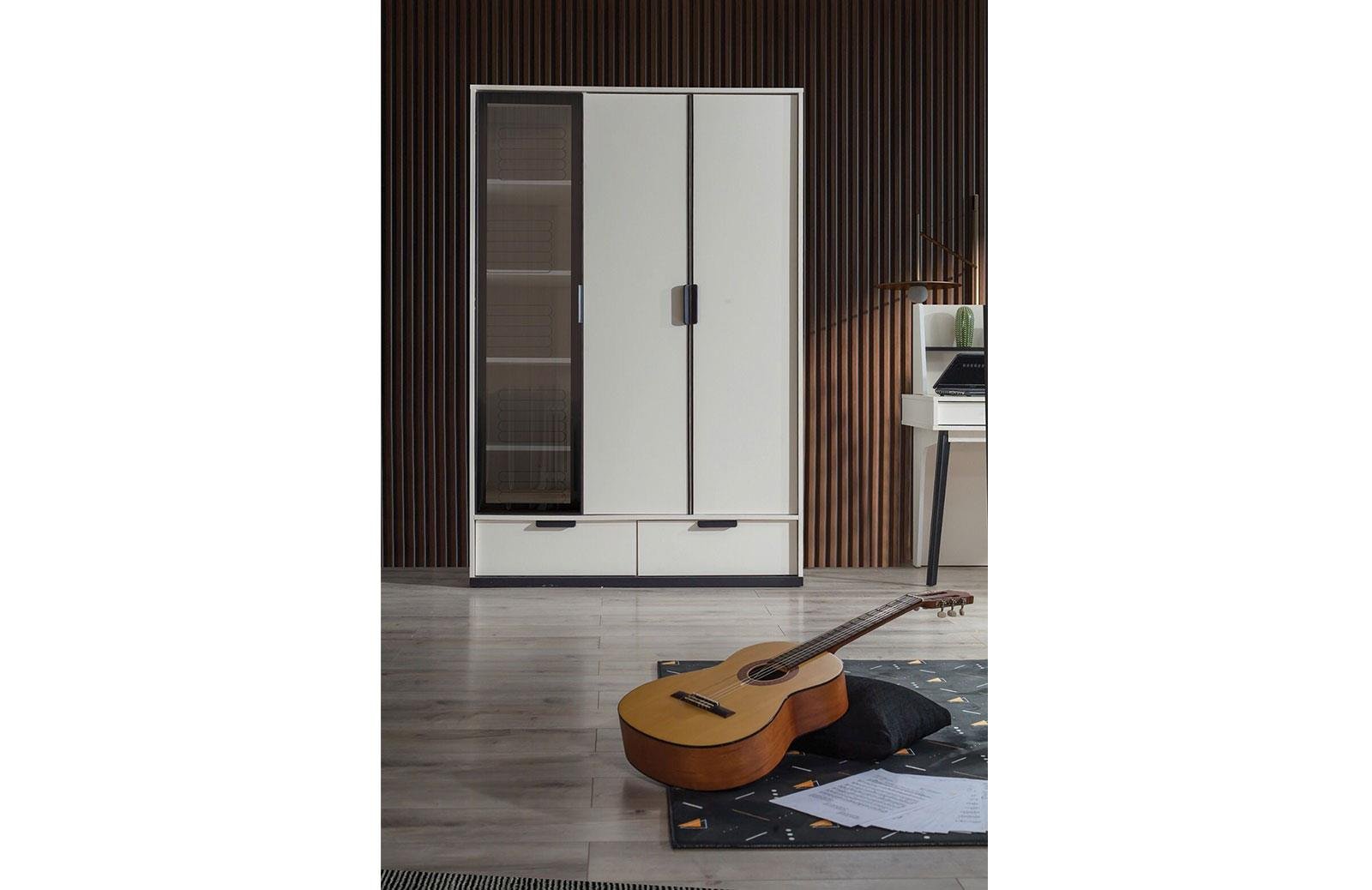 Blossom Ay Tek Kapak Reflekte Dolap Genç Odası