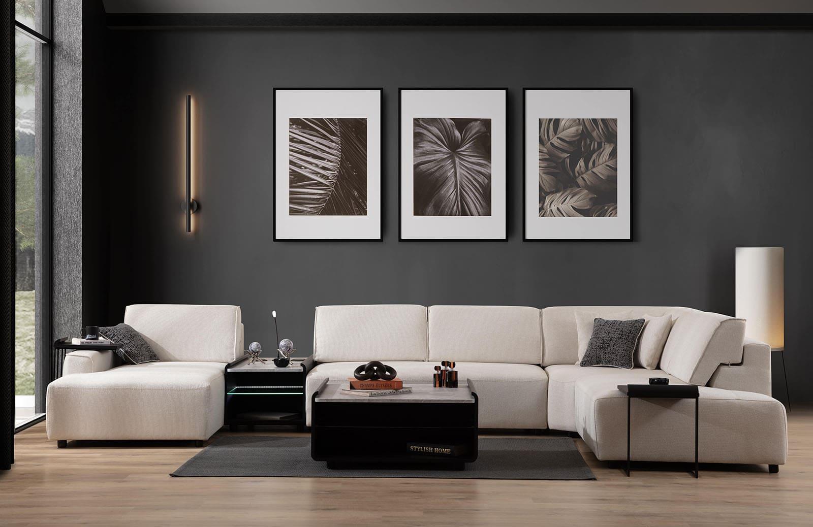 Statham Köşe Takımı Şezlonglu Köşe Koltuk