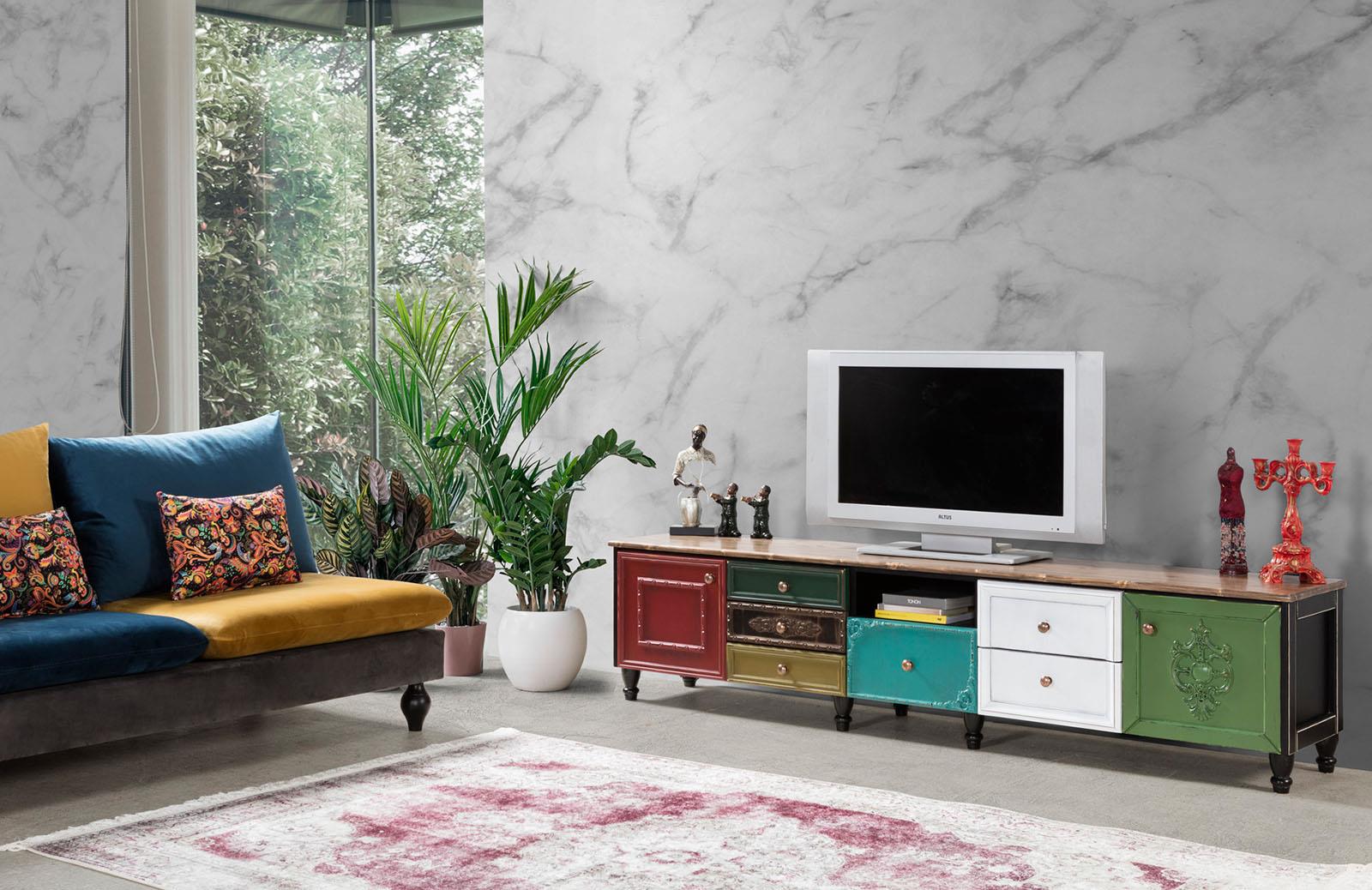 Retro SVR-03 Tv Sehpası TV Ünitesi