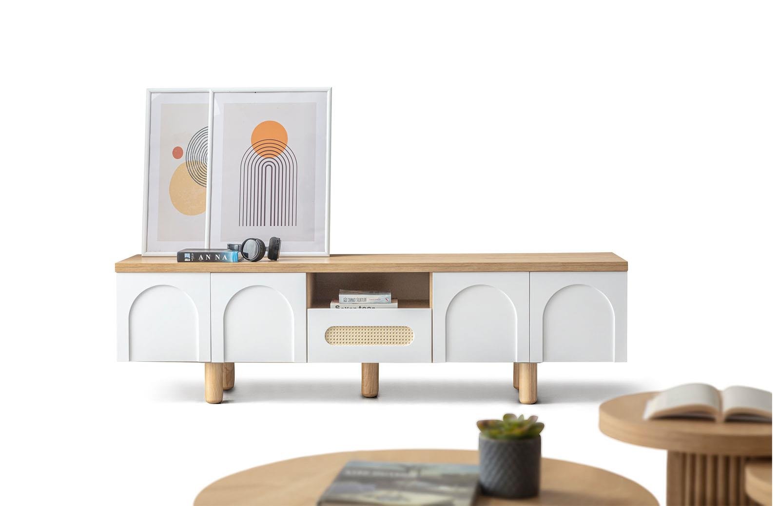 Latrell Retro Tv Ünitesi 205 cm TV Ünitesi