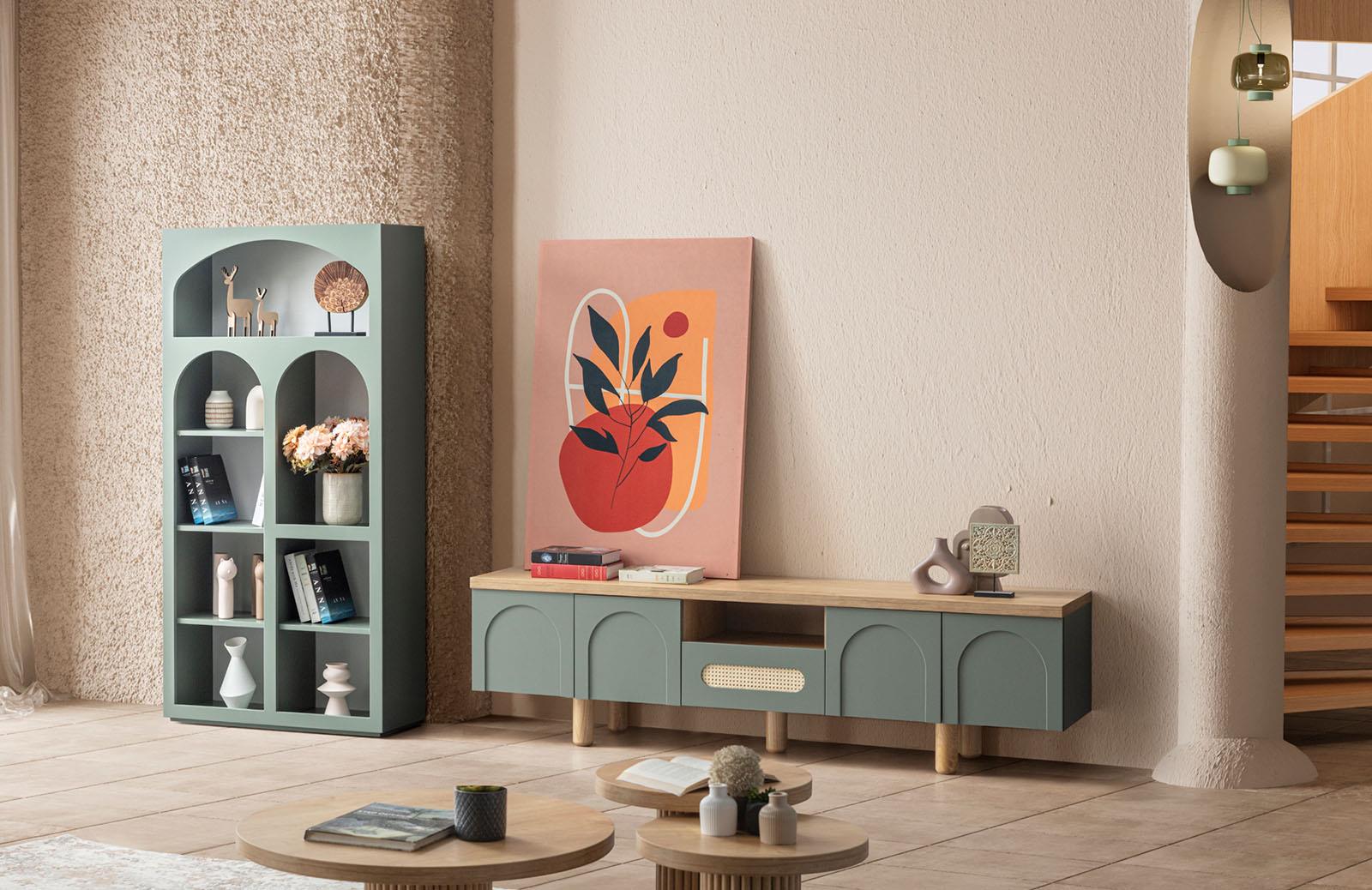 Latrell Retro V2 Tv Ünitesi 205 cm TV Ünitesi