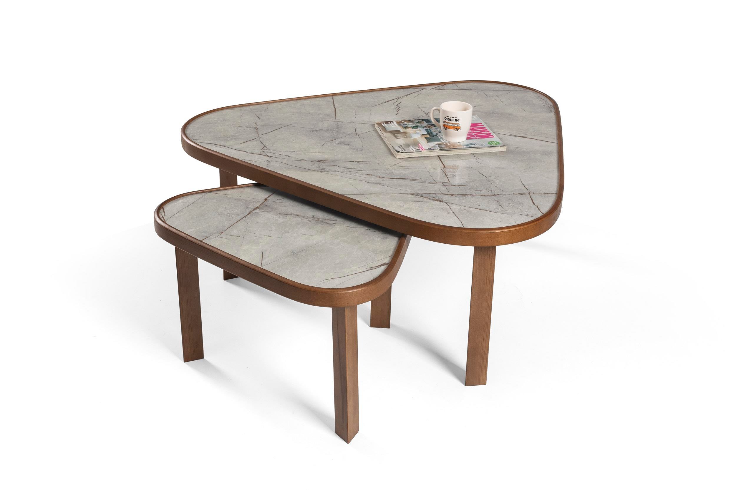 Orta Sehpa Yan Sehpa İkili Set ENGC-KS-77 Sehpa ve Aksesuar